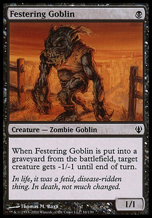 Festering Goblin (Archenemy) Near Mint - Nick Nack's Full Frontal Attack