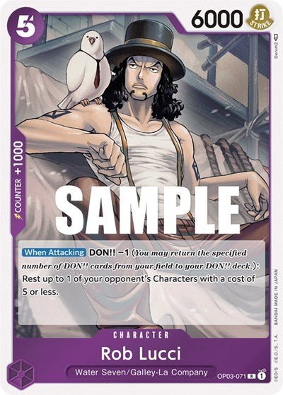 Rob Lucci (071) (Pillars of Strength) Near Mint Foil - Nick Nack's Full Frontal Attack