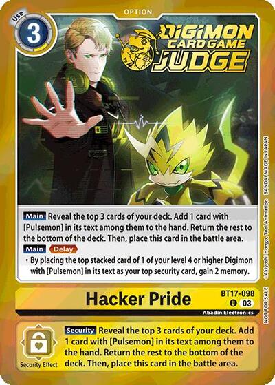 Hacker Pride (Judge pack 6) (Secret Crisis) Near Mint Foil