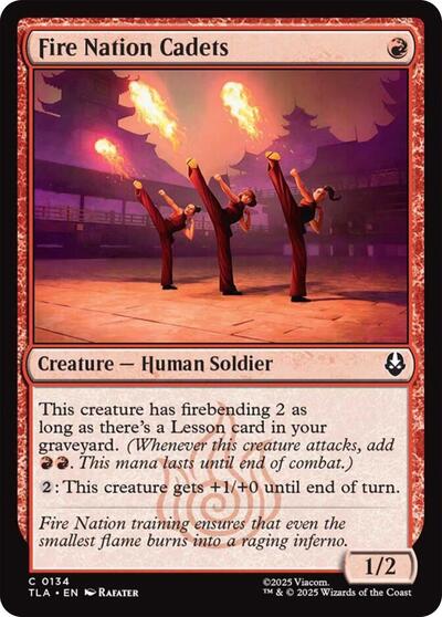 Fire Nation Cadets (Avatar: The Last Airbender) Near Mint - Nick Nack's Full Frontal Attack