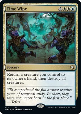 Time Wipe (Commander: Dominaria United) Near Mint - Nick Nack's Full Frontal Attack