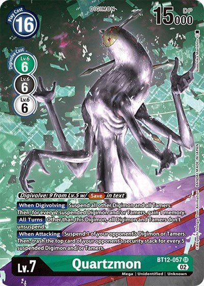 Quartzmon (Alternate Art) (Across Time) Near Mint Foil