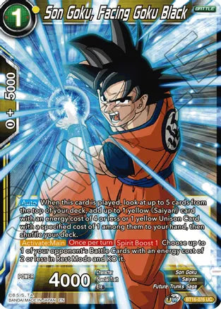 Son Goku, enfrentando a Goku Black [BT16-076] 