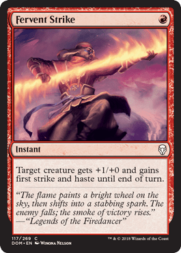 Fervent Strike (Dominaria) Near Mint - Nick Nack's Full Frontal Attack
