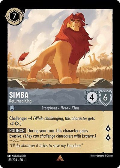 Simba - Returned King (The First Chapter) Near Mint - Nick Nack's Full Frontal Attack