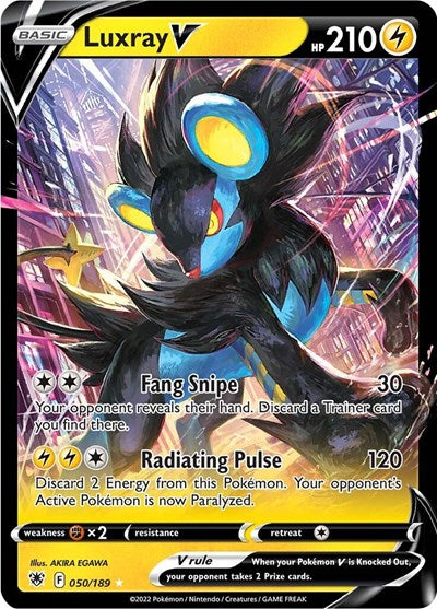 Luxray V (SWSH10: Astral Radiance) Near Mint Holofoil