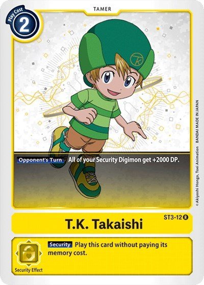 T.K. Takaishi (Starter Deck 03: Heaven's Yellow) Near Mint - Nick Nack's Full Frontal Attack