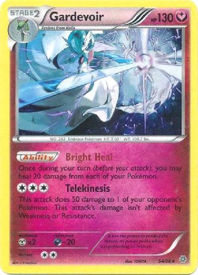 Gardevoir - 54/98 (Cosmos Holo) (Blister Exclusives) Near Mint Holofoil