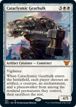 Cataclysmic Gearhulk (Commander: Kamigawa: Neon Dynasty) Near Mint
