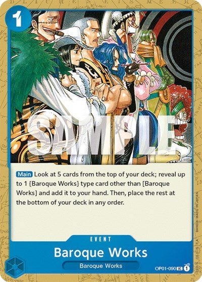 Baroque Works (Romance Dawn) Near Mint - Nick Nack's Full Frontal Attack