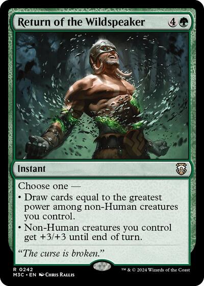 Return of the Wildspeaker (Commander: Modern Horizons 3) Near Mint - Nick Nack's Full Frontal Attack