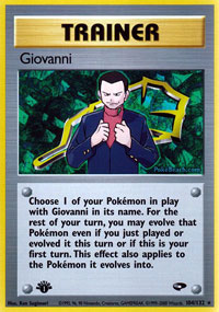Giovanni (Gym Challenge) Light Play Unlimited