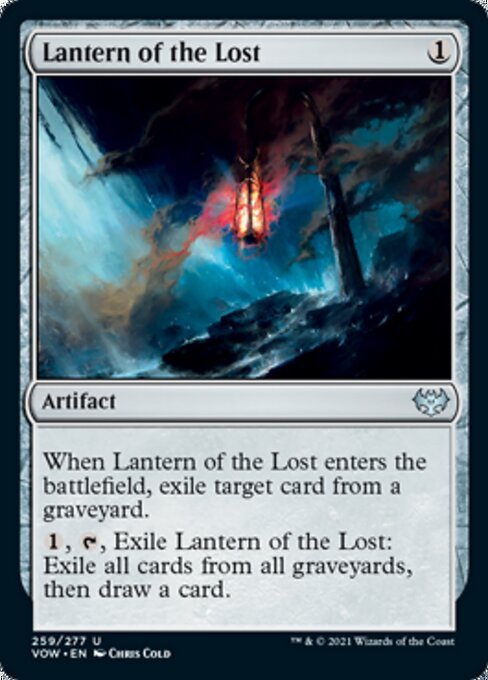 Lantern of the Lost (Innistrad: Crimson Vow) Near Mint - Nick Nack's Full Frontal Attack