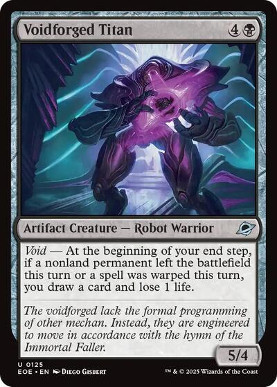 Voidforged Titan (Edge of Eternities) Near Mint Foil - Nick Nack's Full Frontal Attack