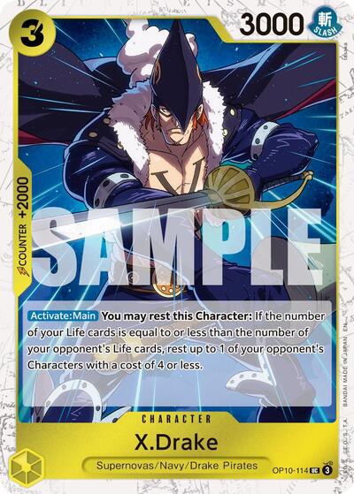 X.Drake (Pirate Foil) (Premium Booster - The Best - Vol. 2) Near Mint Foil - Nick Nack's Full Frontal Attack