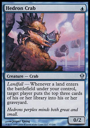 Hedron Crab (Zendikar) Light Play - Nick Nack's Full Frontal Attack
