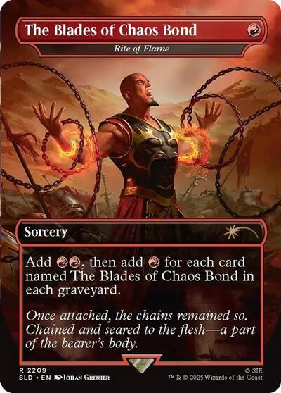 The Blades of Chaos Bond - Rite of Flame (Secret Lair) Near Mint - Nick Nack's Full Frontal Attack