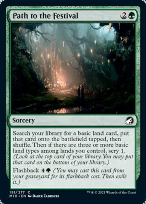 Path to the Festival (Innistrad: Midnight Hunt) Near Mint - Nick Nack's Full Frontal Attack