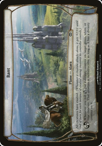 Bant (Planechase) (Oversize Cards) Light Play