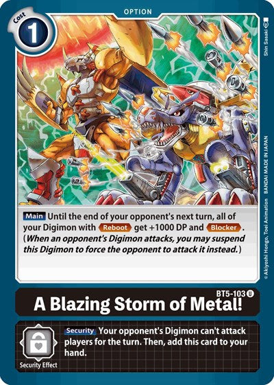 A Blazing Storm of Metal! (Battle of Omni) Near Mint