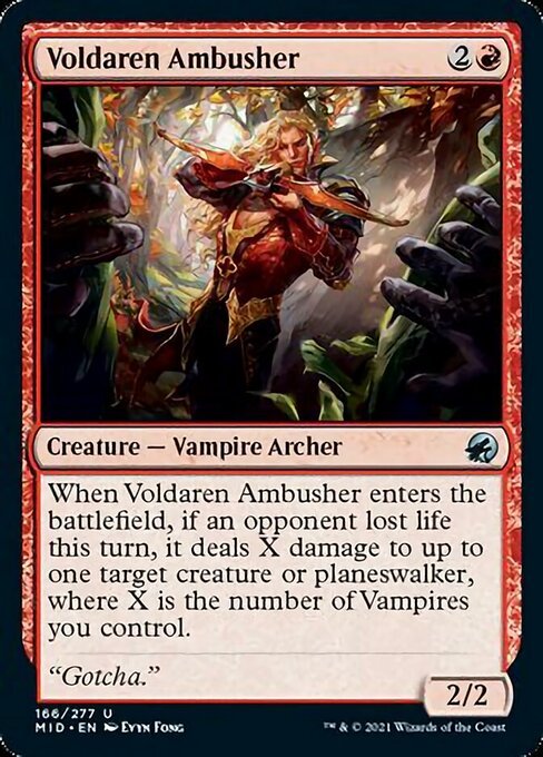Voldaren Ambusher (Innistrad: Midnight Hunt) Near Mint - Nick Nack's Full Frontal Attack