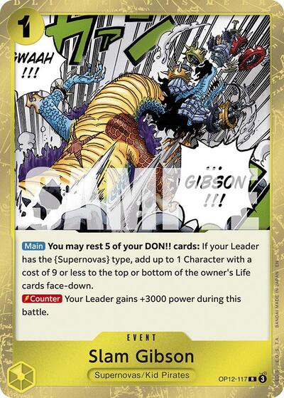 Slam Gibson (Legacy of the Master) Near Mint Foil - Nick Nack's Full Frontal Attack