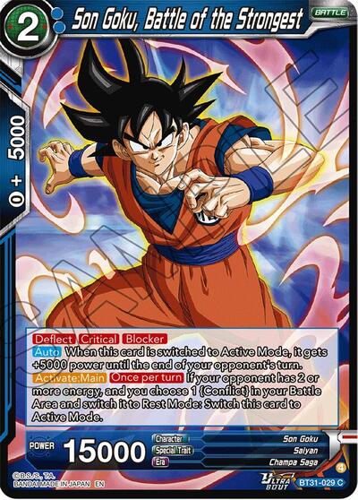 Son Goku, Battle of the Strongest (Impact Beyond Dimensions) Near Mint - Nick Nack's Full Frontal Attack