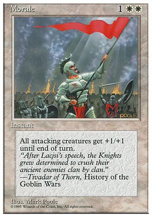 Morale (4th Edition) Light Play - Nick Nack's Full Frontal Attack