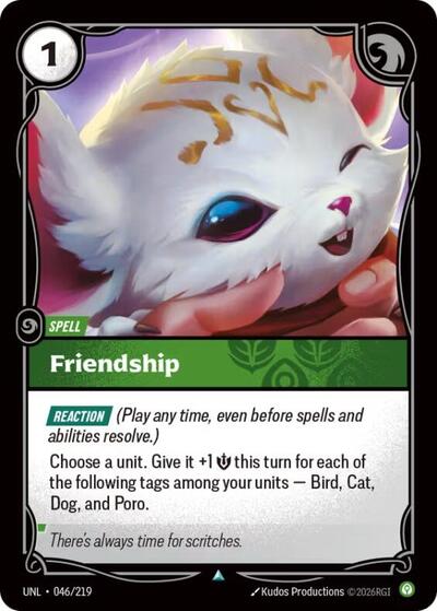 Friendship (Unleashed) Near Mint
