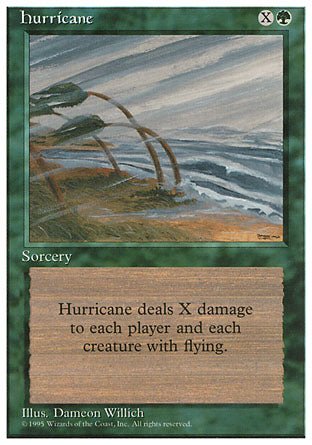 Hurricane (4th Edition) Light Play - Nick Nack's Full Frontal Attack