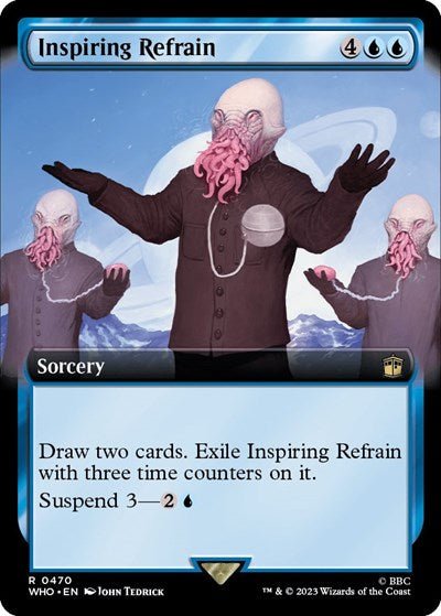 Inspiring Refrain (Extended Art) (Universes Beyond: Doctor Who) Near Mint - Nick Nack's Full Frontal Attack