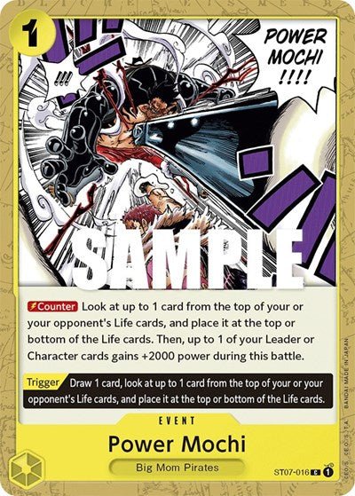 Power Mochi (Starter Deck 7: Big Mom Pirates) Near Mint - Nick Nack's Full Frontal Attack