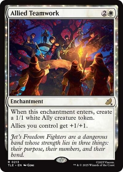 Allied Teamwork (Avatar: The Last Airbender: Eternal - Legal) Near Mint Foil - Nick Nack's Full Frontal Attack