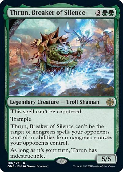 Thrun, Breaker of Silence (Phyrexia: All Will Be One) Near Mint - Nick Nack's Full Frontal Attack