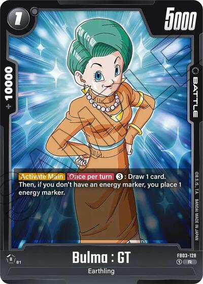 Bulma : GT (Raging Roar) Near Mint Holofoil