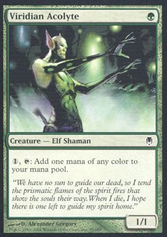 Viridian Acolyte (Darksteel) Light Play - Nick Nack's Full Frontal Attack
