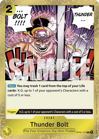 Thunder Bolt (Jolly Roger Foil) (Premium Booster) Near Mint Foil - Nick Nack's Full Frontal Attack