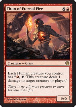 Titan of Eternal Fire (Theros) Near Mint - Nick Nack's Full Frontal Attack
