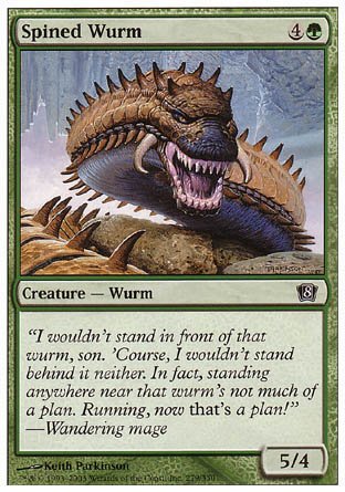 Spined Wurm (8th Edition) Near Mint - Nick Nack's Full Frontal Attack