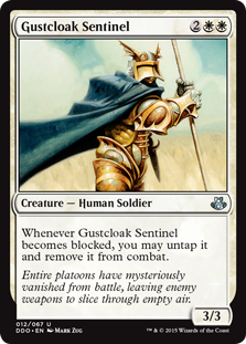 Gustcloak Sentinel (Duel Decks: Kiora vs Elspeth) Near Mint