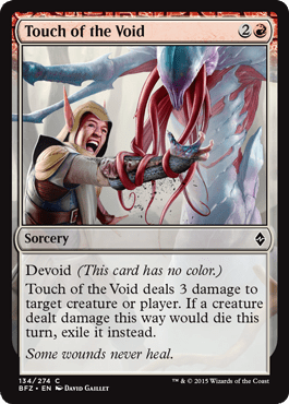 Touch of the Void (Battle for Zendikar) Near Mint - Nick Nack's Full Frontal Attack