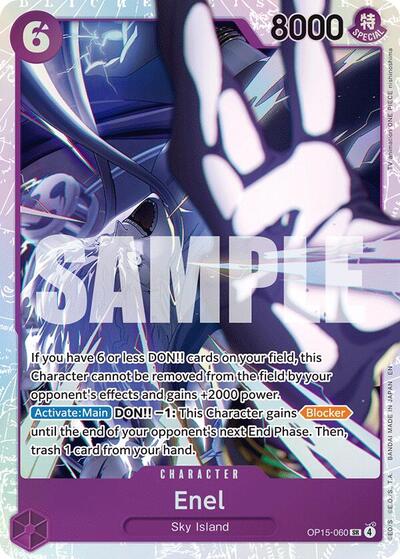 Enel (OP15-060) (Adventure on Kami's Island) Near Mint Foil