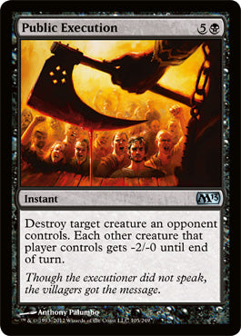 Public Execution (Magic 2013 Core Set) Light Play