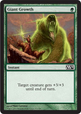 Giant Growth (Magic 2014 Core Set) Near Mint - Nick Nack's Full Frontal Attack