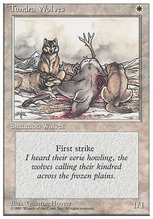 Tundra Wolves (4th Edition) Light Play - Nick Nack's Full Frontal Attack