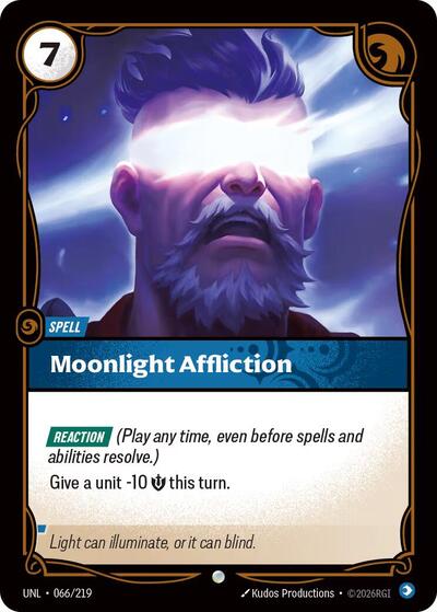 Moonlight Affliction (Unleashed) Near Mint