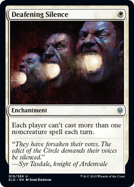 Deafening Silence (Throne of Eldraine) Medium Play