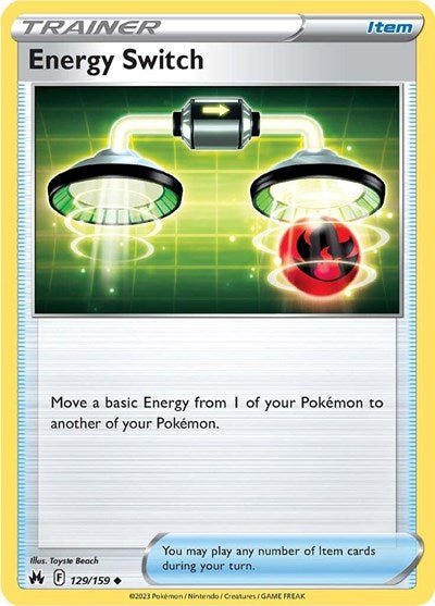 Energy Switch (Crown Zenith) Near Mint Reverse Holofoil - Nick Nack's Full Frontal Attack