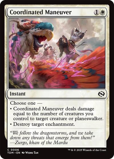 Coordinated Maneuver (Tarkir: Dragonstorm) Near Mint
