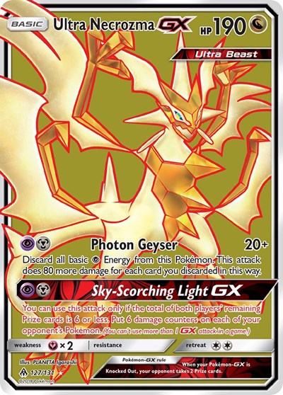 Ultra Necrozma GX (Full Art) (SM - Forbidden Light) Near Mint Holofoil